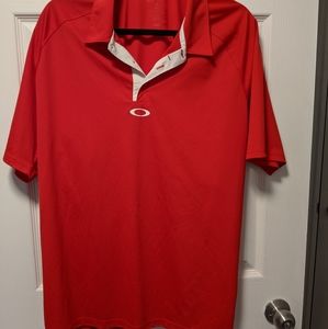 Red Oakley Polo